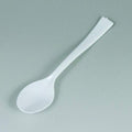 Cucharitas Mini de Plástico Blanco Elegantes - 3.75 (Paquete de 50) - Cubiertos Desechables para Aperitivos - Resistentes y Versátiles para Cualquier - imagen 1