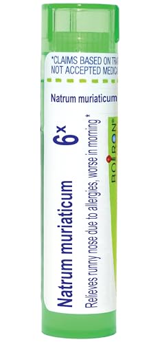 Boiron Natrum Muriaticum 6X para Nariz Congestionada por Alergias - 80 Gránulos - imagen 2