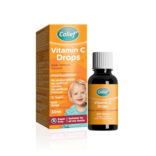 Colief Gotas de Vitamina C para Bebés | Apoyo Inmunológico Diario para Infantes +1 Años | Sin Lácteo, Gluten ni Conservadores | 600 Gotas - imagen 5