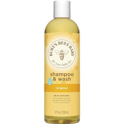 Champú y Jabón para Bebés Burt's Bees, Original Sin Lagrimas - Botella de 12 Onzas - imagen 2