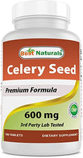 Tabletas de Semilla de Apio Best Naturals 600 mg, 180 Contenido - imagen 1