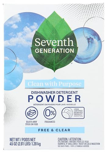 Polvo para Lavavajillas Automático Seventh Generation, Libre de Fragancia, 45 oz - imagen 2