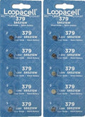 Baterías de Óxido de Plata Loopacell Tamaño 379 (SR521SW) - Paquete de 10 Baterías - imagen 1