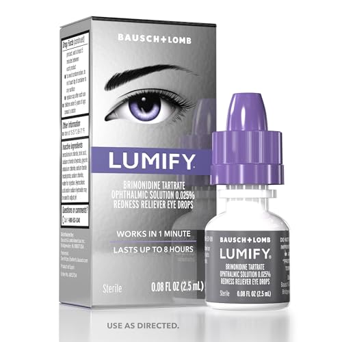 LUMIFY Gotas para los Ojos para Ojos Rojos, Alivio de la Rojez, Resultados en 1 Minuto, Duran Hasta 8 Horas, 0.08 Fl Oz (2.5 mL) - imagen 6