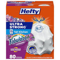 Bolsas de Basura Hefty Ultra Strong de 13 Galones, Resistentes a Fugas y Desgarros, Control de Olores, Aroma a Lavanda Fabuloso, 80 Piezas - imagen 1