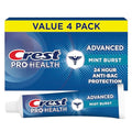 Pasta Dental Crest Pro-Health Advanced, Protección Antibacteriana, 5 oz, Paquete de 4, Blanqueamiento Dental, Salud de Encías, Tamaño de Viaje - imagen 1