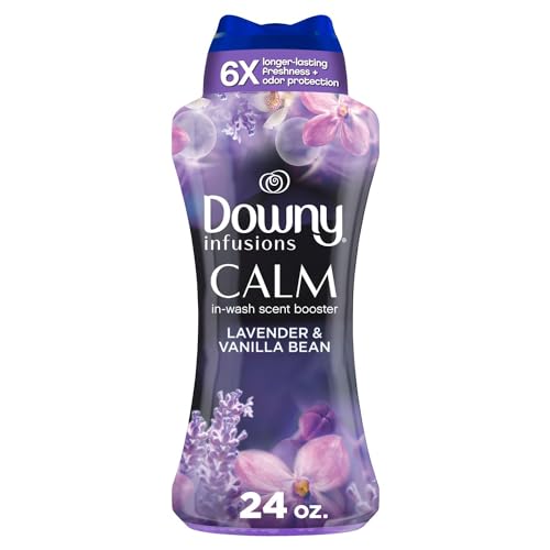 Perlas Aromatizantes para Ropa Downy Calm, Lavanda y Vainilla, 24 oz, Frescura Duradera para tu Lavado - imagen 5