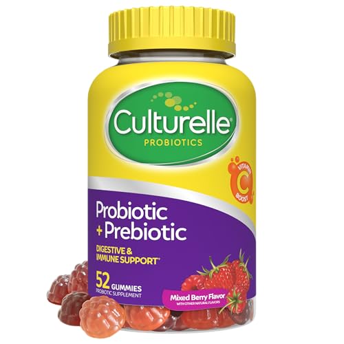 Gomitas Probióticas Diarias Culturelle para Hombres y Mujeres, Sabor Berry, 52 Unidades, Probiótico + Prebiótico Natural para la Salud Digestiva, Sin - imagen 4