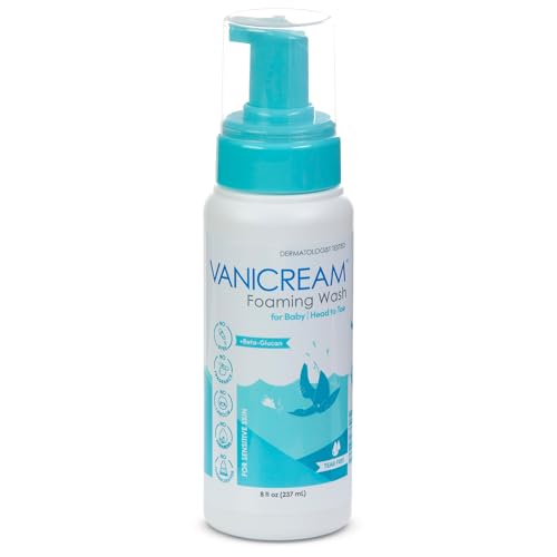 Jabón Espumoso Vanicream para Bebés, 8 Oz, Limpieza Suave e Hidratación, Champú y Gel de Baño Sin Lagrimas, Con Beta-Glucano, Sin Irritantes Comunes - imagen 3