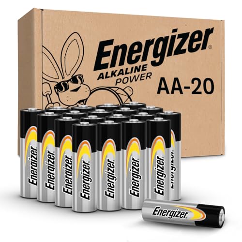 Pilas Alcalinas Energizer AA, Paquete de 20 Baterías Doble A - imagen 5