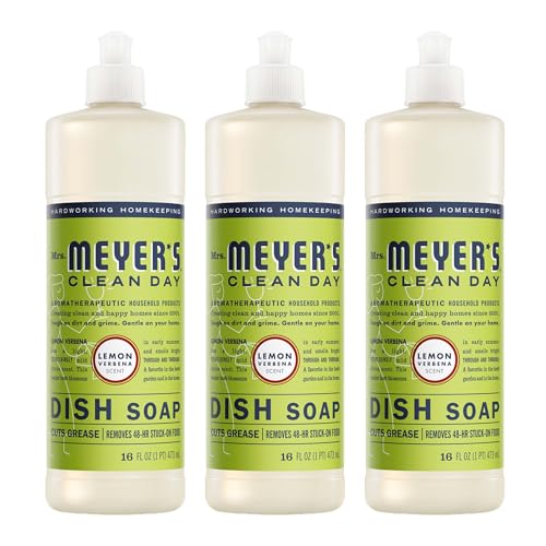 Jabón Líquido para Platos MRS. MEYER'S CLEAN DAY, Verbena de Limón, 16 oz - Paquete de 3 - imagen 3