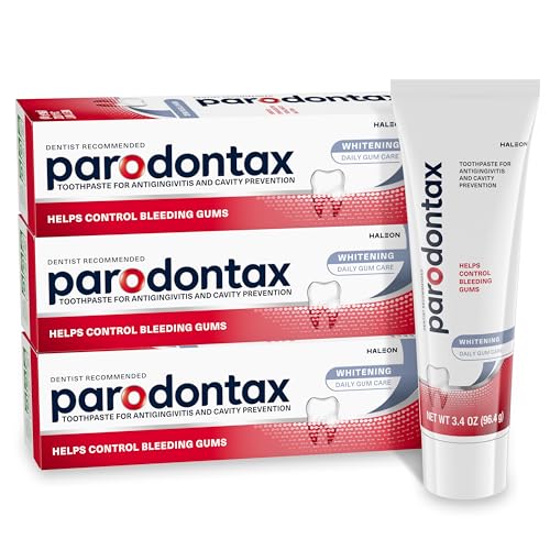 Pasta Dental Parodontax para Blanquear Dientes y Cuidar Encías, 3.4 Oz x 3, Combate Sangrado de Encías - imagen 6