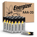Baterías Alcalinas Energizer AAA, Paquete de 20, Duraderas para Electrónicos y Equipo de Emergencia - imagen 1