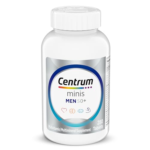Centrum Minis Silver Multivitamínico para Hombres 50+, Suplemento de Vitaminas y Minerales, Vitamina D3, Vitaminas B y Zinc, 280 Cápsulas - imagen 6
