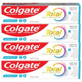 Pasta de Dientes Colgate Total Active Prevention Gel Blanqueador con Flúor, Paquete de 4, 5.1 oz, Fórmula Clinicamente Comprobada que Combate la - imagen 1