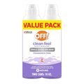 Repelente de Insectos OFF! Clean Feel Aerosol 5 oz (Paquete de 2) - Protección Duradera sin DEET con 20% Picaridina, Sin Fragancia, Ideal para Camping - imagen 1