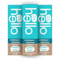 Pasta de Dientes Antisarro y Blanqueadora sin Flúor hello, con Aceite de Coco y Aceite de Árbol de Té, Sabor Natural a Menta, Paquete de 3 Tubos de - imagen 1