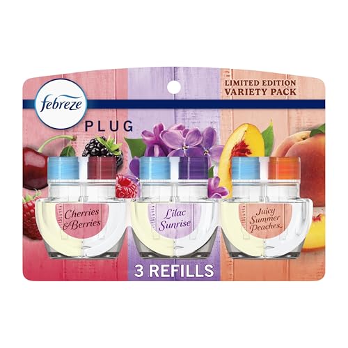 Recarga de Aceite Aromatizante Febreze Plug In, 3 Recargas, Aroma Primaveral, Larga Duración, Combate Olores Fuertes, Para Hogar, Baño y Cocina - imagen 5