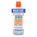 Enjuague Bucal Blanqueador TheraBreath, Menta Deslumbrante, Formulado por Dentistas, 1 Litro - imagen 1