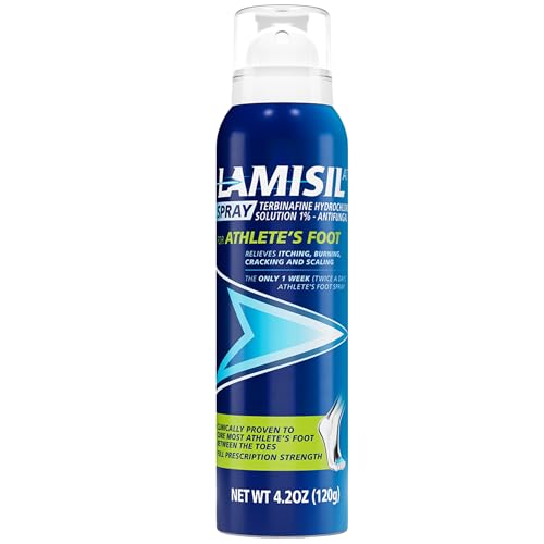 Spray Antifúngico Lamisil para Pie de Atleta, Tratamiento de 1 Semana con Terbinafina, Alivia y Previene Recaídas, 4.2 oz (120 g) - imagen 2
