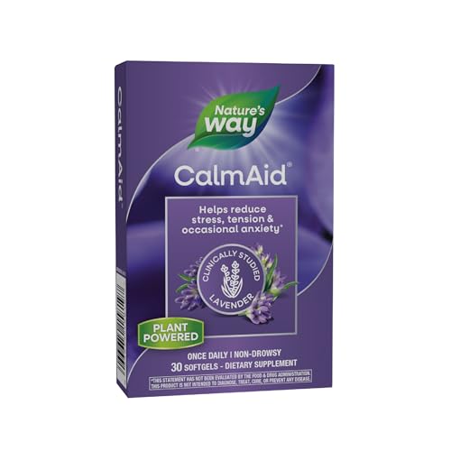 Suplemento de Aceite de Lavanda CalmAid de Nature's Way para Apoyo a la Calma y Estrés, Silexan Clínicamente Estudiado, No Causa Somnolencia, 30 - imagen 3
