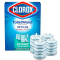 Recargas de Limpiador para Inodoro Clorox ToiletWand, Cepillo para Inodoro, Aroma Selva Tropical, Paquete de 20 - imagen 1