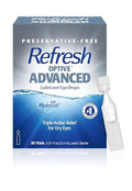 Gotas Lubricantes para Ojos Refresh Optive Advanced para Ojos Secos, Sin Conservadores, 0.01 Fl Oz, 30 Contenedores de Uso Único - imagen 1