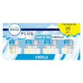 Recarga de Aceite Aromatizante Febreze Plug In, Combate Olores, Aroma de Lino y Cielo, Paquete de 4 Recargas - imagen 1