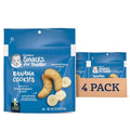 Galletas de Plátano Gerber para Niños, Snacks para Bebés, 10% DV de Hierro y Vitamina E, Comida para Niños - imagen 1
