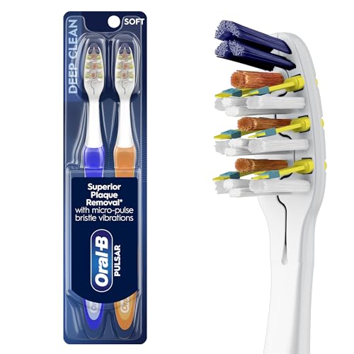 Cepillo de Dientes Eléctrico Oral-B Pro-Health Pulsar, Suave, Azul, 2 Piezas (Paquete de 1) - imagen 6