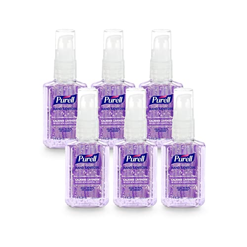 Gel Antibacterial Purell Advanced con Aceites Esenciales, Lavanda Calmante, 2 oz Tamaño Viaje, Botella con Dosificador (Paquete de 6), 3905-04-EC - imagen 4
