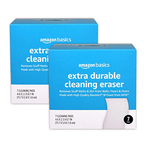 Borradores de Limpieza Extra Duraderos Basics, Elimina Marcas y Suciedad de Paredes, Pisos y Puertas, 2 Paquetes de 7 - imagen 3