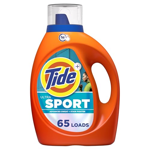 Detergente Líquido para Ropa Tide Ultra Sport, 92 oz, 65 Cargas, Combate Avanzado de Sudor y Manchas - imagen 3
