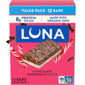LUNA Bar - Sabor Chocolate con Menta - Barras de Snack Sin Gluten - No OGM - Barras de Proteína - Hechas con Avena Orgánica - Paquete de Valor (12 - imagen 1