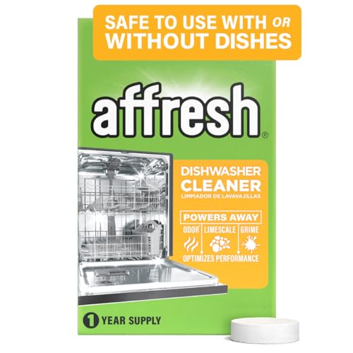 Limpiador para Lavavajillas Affresh, Elimina Olores, Bacterias, Cal y Grasa, 12 Tabletas, Suministro para 1 Año - imagen 4