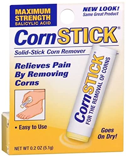 CornStick Removedor de Callos y Durezas en Barra con Ácido Salicílico Máxima Fuerza 0.2 Oz - imagen 4