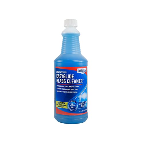 Limpiador de Vidrios Concentrado Unger Professional EasyGlide, 32 oz – Sin Amoníaco, Rinde 25 Galones, Seguro para Ventanas Tintadas, Vidrios LOW-E, - imagen 4