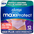 Always Discreet Pañales para Adultos MaxiProtect para Mujeres, Incontinencia, Desechables, Scented, Talla XL/XXL, 12 Piezas - imagen 1