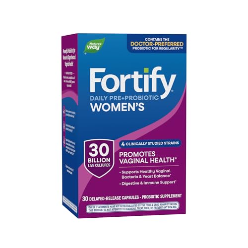 Probiotic Fortify de Nature's Way para Mujeres, 30 Mil Millones CFU, Soporte Digestivo, Vaginal e Inmunológico, 30 Cápsulas Sin Refrigeración - imagen 3