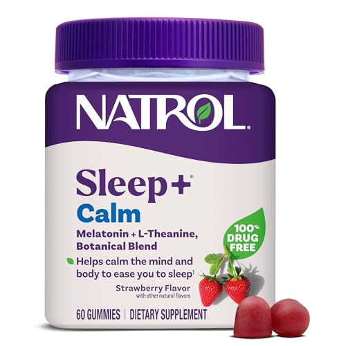 Gomitas Natrol Sleep+ Calm con Melatonina para Adultos, Sabor Fresa, 60 Gomitas, Suministro para 30 Días - imagen 2