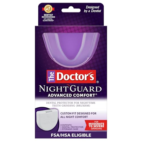 Férula Dental Nocturna The Doctor’s NightGuard para Bruxismo, Incluye Estuche de Almacenamiento, Paquete de 1 - imagen 1