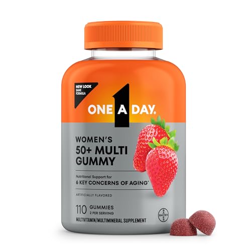 One A Day Multivitamínico para Mujeres de 50 Años y Más, Gummy para Soporte Inmunológico, Salud Ocular y Función Cerebral, 110 Gomas - imagen 2
