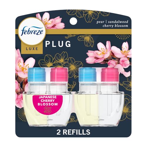 Recarga de Aceite Aromatizante Febreze Plug In, Lucha contra Olores, Flor de Cerezo Japonés, 2 Recargas - imagen 5