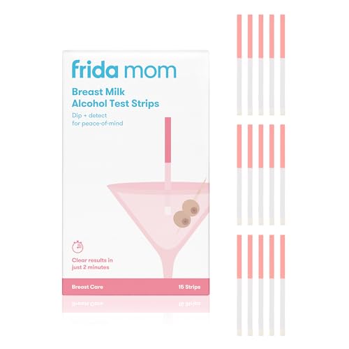 Frida Mom 15 tiras de prueba de alcohol en leche materna, detecta alcohol en 2 minutos, ideales para usar en casa o en movimiento - imagen 5