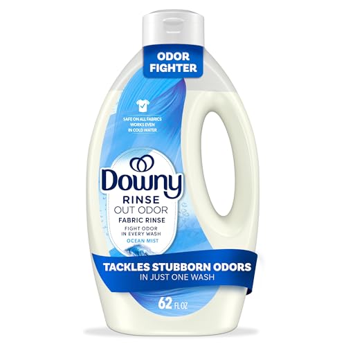 Downy Rinse Eliminador de Olores para Ropa, Aroma a Brisa Oceánica, 62 FL OZ, Suavizante y Enjuague para Olores de Ropa - imagen 4