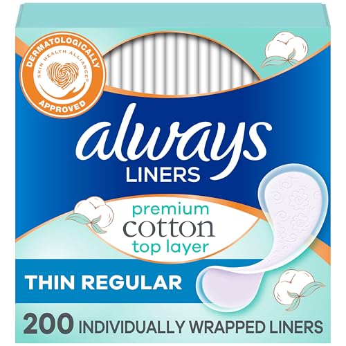Always Protectores Diarios para Mujer, Paquete de 200 Unidades, Algodón Premium - imagen 6