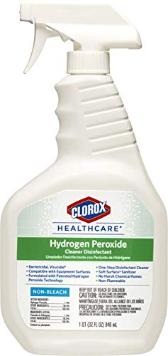 Limpiador Desinfectante Clorox Healthcare con Peróxido de Hidrógeno, Sin Blanqueador, 32 Onzas Líquidas (El Paquete Puede Variar) - imagen 2