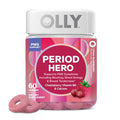 Gomitas OLLY Period Hero, Suplemento para el Síndrome Premenstrual, con Vitamina B6, Calcio y Sabor de Cran-Raspberry, 60 piezas, 30 días - imagen 1