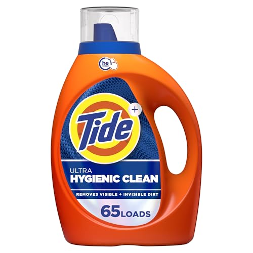 Detergente Líquido para Ropa Tide Ultra Hygienic Clean, Aroma Original, 92 oz, 65 Cargas, Elimina suciedad visible e invisible - imagen 2