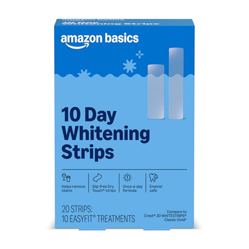 Kit de Tiras Blanqueadoras de Dientes Basics de 10 Días, 10 Tratamientos, 1 Paquete, El Empaque Puede Variar - imagen 3